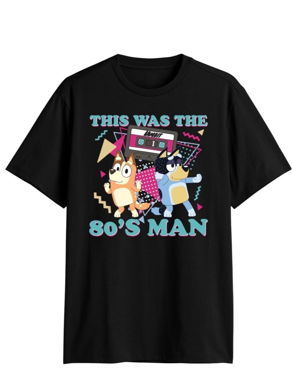 Bluey Men’s T-Shirt / 80’s NEW!